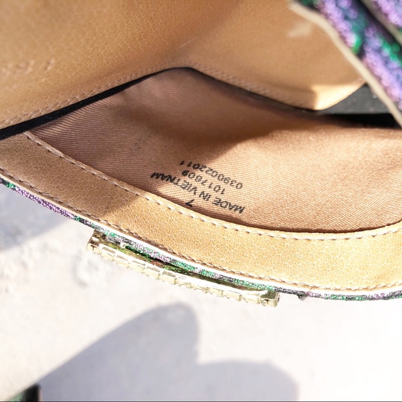 ASOS Flower Heeled Mules Buckle Rhinestone - Picture 8 of 12